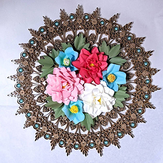 長岡美枝子講師岩倉市美術展作品